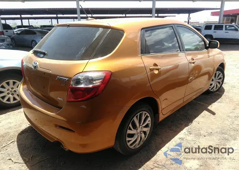 2009 Toyota Corolla Matrix S z USA, uszkodzony, nr VIN 2T1LE40E69C005921